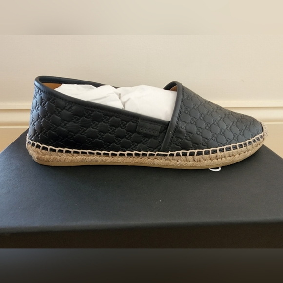 Brand new with box Gucci espadrilles black leather - Picture 4 of 4